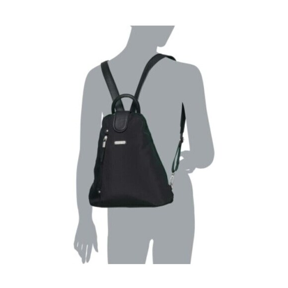 BAGGALLINI Woven Water-Resistant Nylon Metro Backpack for Women Charcoal NWT main image 10